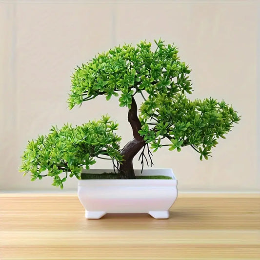 Artificial mini pine bonsai tree