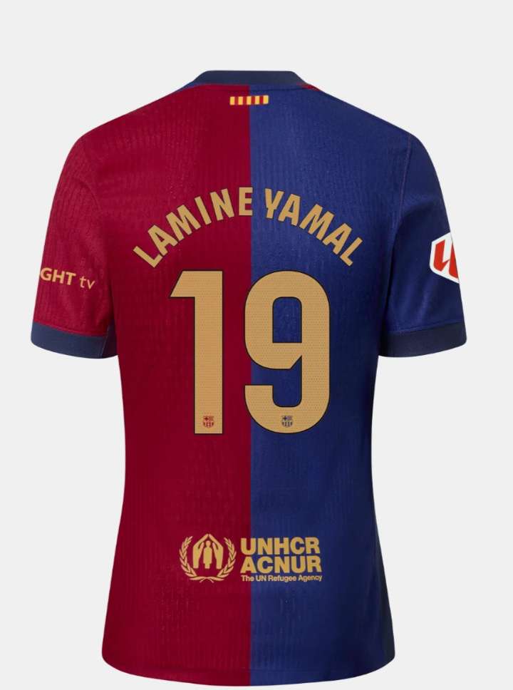 Barcelona FC home jersey