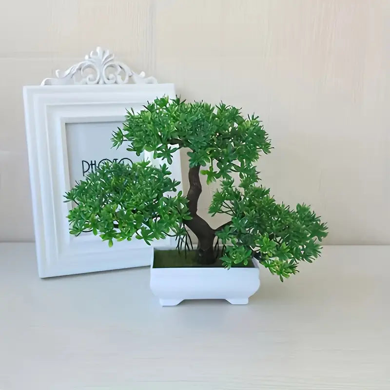 Artificial mini pine bonsai tree